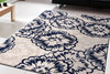 Dynamic Melody Machine-made 985013 Ivory Area Rugs