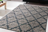 Dynamic Melody Machine-made 985015 Blue Area Rugs