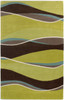 KAS Rugs Eternity 1084 Lime/mocha Landscapes Hand-tufted Area Rugs