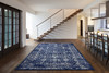 KAS Rugs Bob Mackie Home Vintage 1310 Azure Blue Marrakesh Machine-woven Area Rugs