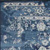 KAS Rugs Bob Mackie Home Vintage 1310 Azure Blue Marrakesh Machine-woven Area Rugs