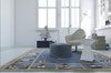 KAS Rugs Colonial 1335 Blue Light Houses Hand-hooked Area Rugs