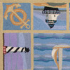 KAS Rugs Colonial 1335 Blue Light Houses Hand-hooked Area Rugs