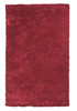KAS Rugs Bliss 1564 Red Shag Hand-woven Area Rugs