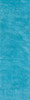 KAS Rugs Bliss 1577 Highlighter Blue Shag Hand-woven Area Rugs