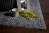 KAS Rugs Bliss 1585 Grey Heather Shag Hand-woven Area Rugs