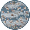 KAS Rugs Sonesta 2003 Seafoam Shells Hand-hooked Area Rugs