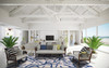 KAS Rugs Sonesta 2037 Ivory/blue Coral Hand-hooked Area Rugs