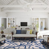 KAS Rugs Sonesta 2037 Ivory/blue Coral Hand-hooked Area Rugs