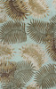 KAS Rugs Havana 2612 Aqua Fern View Hand-tufted Area Rugs