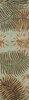 KAS Rugs Havana 2612 Aqua Fern View Hand-tufted Area Rugs