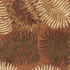 KAS Rugs Havana 2623 Rust Fern View Hand-tufted Area Rugs