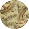 KAS Rugs Sparta 3124 Ivory Ferns Hand-tufted Area Rugs