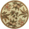 KAS Rugs Sparta 3133 Ivory Tropical Oasis Hand-tufted Area Rugs