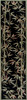 KAS Rugs Sparta 3147 Black Bamboo Border Hand-tufted Area Rugs
