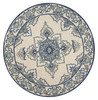 KAS Rugs Harbor 4238 Ivory/blue Serafina Hand-made Area Rugs