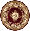 KAS Rugs Corinthian 5308 Red/ivory Aubusson Machine-made Area Rugs