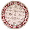 KAS Rugs Avalon 5613 Ivory/red  Mahal Machine-made Area Rugs