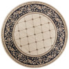 KAS Rugs Avalon 5614 Ivory/grey Courtyard Machine-made Area Rugs