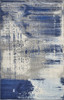KAS Rugs Watercolors 6230 Ice Blue Flow Machine-woven Area Rugs