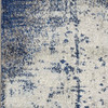 KAS Rugs Watercolors 6230 Ice Blue Flow Machine-woven Area Rugs