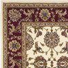 KAS Rugs Cambridge 7312 Ivory/red Kashan Machine-made Area Rugs