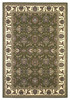 KAS Rugs Cambridge 7314 Green/ivory Kashan Machine-made Area Rugs