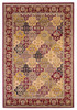 KAS Rugs Cambridge 7325 Red Kashan Panel Machine-made Area Rugs