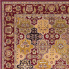 KAS Rugs Cambridge 7325 Red Kashan Panel Machine-made Area Rugs