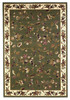 KAS Rugs Cambridge 7332 Sage/ivory Floral Vine Machine-made Area Rugs