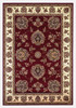 KAS Rugs Cambridge 7340 Red/ivory Floral Mahal Machine-made Area Rugs