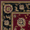 KAS Rugs Cambridge 7342 Red/black Bijar Machine-made Area Rugs