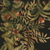 KAS Rugs Emerald 9001 Black Tropical Border Hand-tufted Area Rugs
