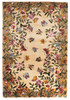 KAS Rugs Emerald 9019 Antique Beige Butterfly Garden Hand-tufted Area Rugs