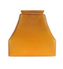 Meyda 5"sq Bungalow Frosted Amber Shade - 101510