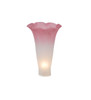 Meyda 3"w X 5"h White/pink Lily Shade - 10187