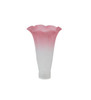 Meyda 3"w X 5"h White/pink Lily Shade - 10187