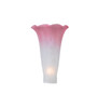 Meyda 3"w X 5"h White/pink Lily Shade - 10187
