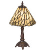 Meyda 13"h Willow Jadestone Mini Lamp - 103041