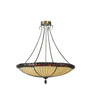 Meyda 42"w Greenbriar Oak Inverted Pendant - 105628