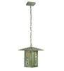 Meyda 14"sq Moss Creek Creekside Lantern Pendant - 106036