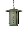 Meyda 14"sq Moss Creek Creekside Lantern Pendant - 106036