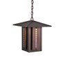 Meyda 14"sq Moss Creek Stepping Stone Lantern Pendant - 106140