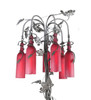 Meyda 47"h Tuscan Vineyard Red 7 Lt Wine Bottle Table Lamp - 106260