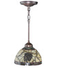 Meyda 8"w Pinecone Mini Pendant - 106290