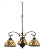 Meyda 28"w Pinecone Dome 3 Lt Chandelier - 106291