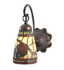Meyda 6"w Pinecone Dome Wall Sconce - 106293