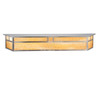 Meyda 38"w Hyde Park Double Bar Mission Vanity Light - 106393