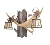Meyda 23.5"w Antlers Fallow Deer 2 Lt Wall Sconce - 106612