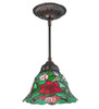 Meyda 8"w Begonia Mini Pendant - 107145